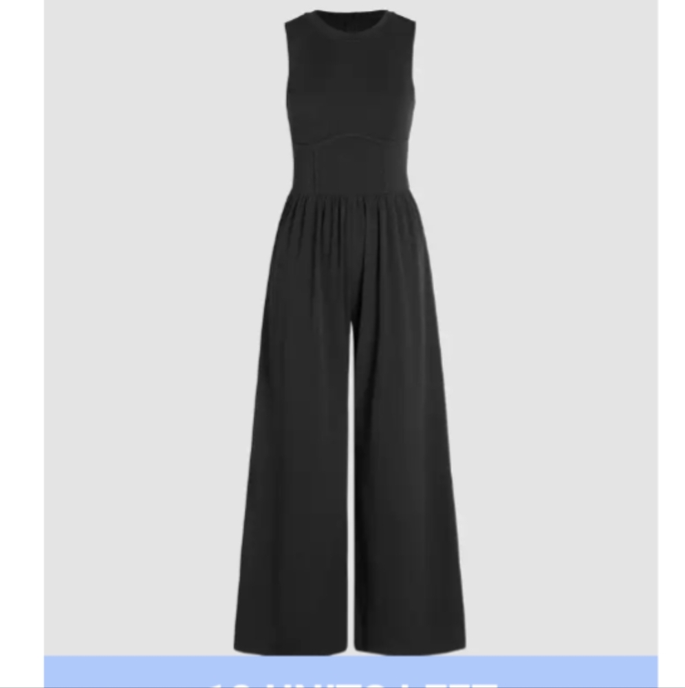 Brand new black size S Cider jumpsuit with pockets and back zipper